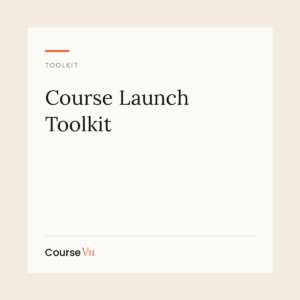 Course Launch Toolkit