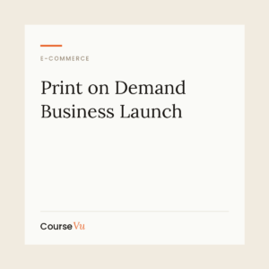Print on Demand Business Launch