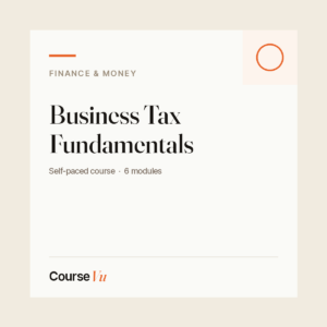 Business Tax Fundamentals — CourseVu course cover