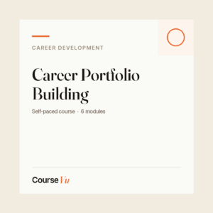 Career Portfolio Building — CourseVu course cover