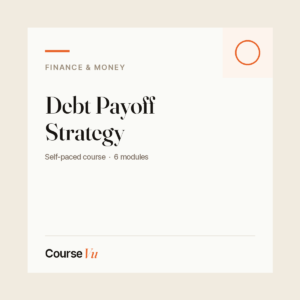 Debt Payoff Strategy — CourseVu course cover