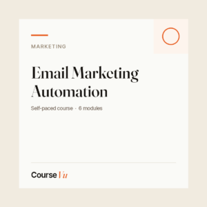 Email Marketing Automation — CourseVu course cover