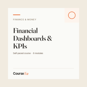 Financial Dashboards & KPIs — CourseVu course cover
