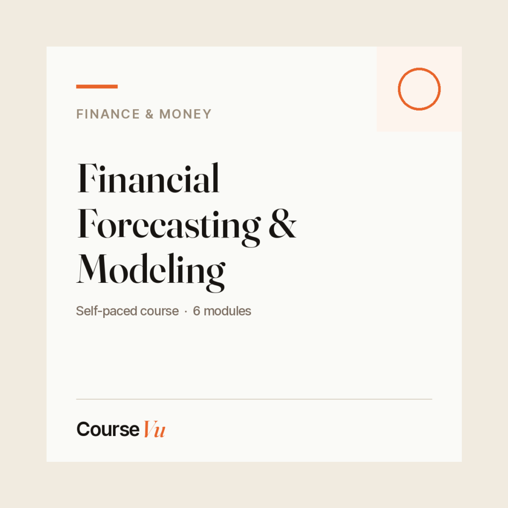 Financial Forecasting & Modeling — CourseVu course cover