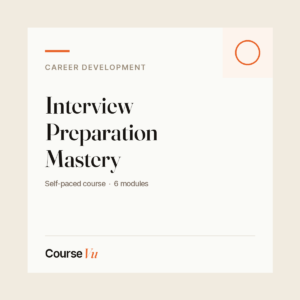 Interview Preparation Mastery — CourseVu course cover