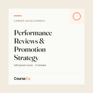 Performance Reviews & Promotion Strategy — CourseVu course cover