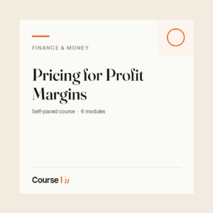Pricing for Profit Margins — CourseVu course cover