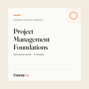Project Management Foundations — CourseVu course cover