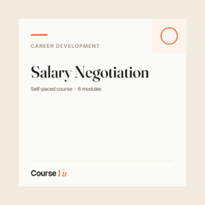 Salary Negotiation — CourseVu course cover