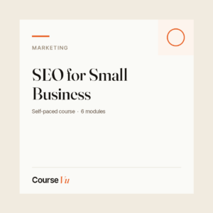 SEO for Small Business — CourseVu course cover