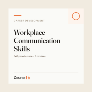 Workplace Communication Skills — CourseVu course cover