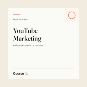 YouTube Marketing — CourseVu course cover